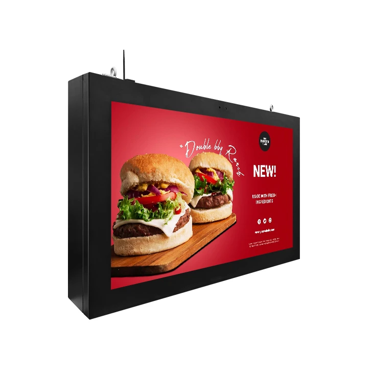 Extra Large Screen Outdoor Wall-mounted Information Kiosk